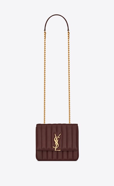vicky medium in matelassé lambskin